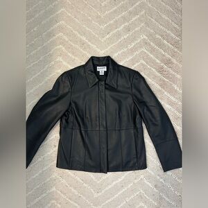 Pendleton Women’s Moto Leather Jacket Coat Medium